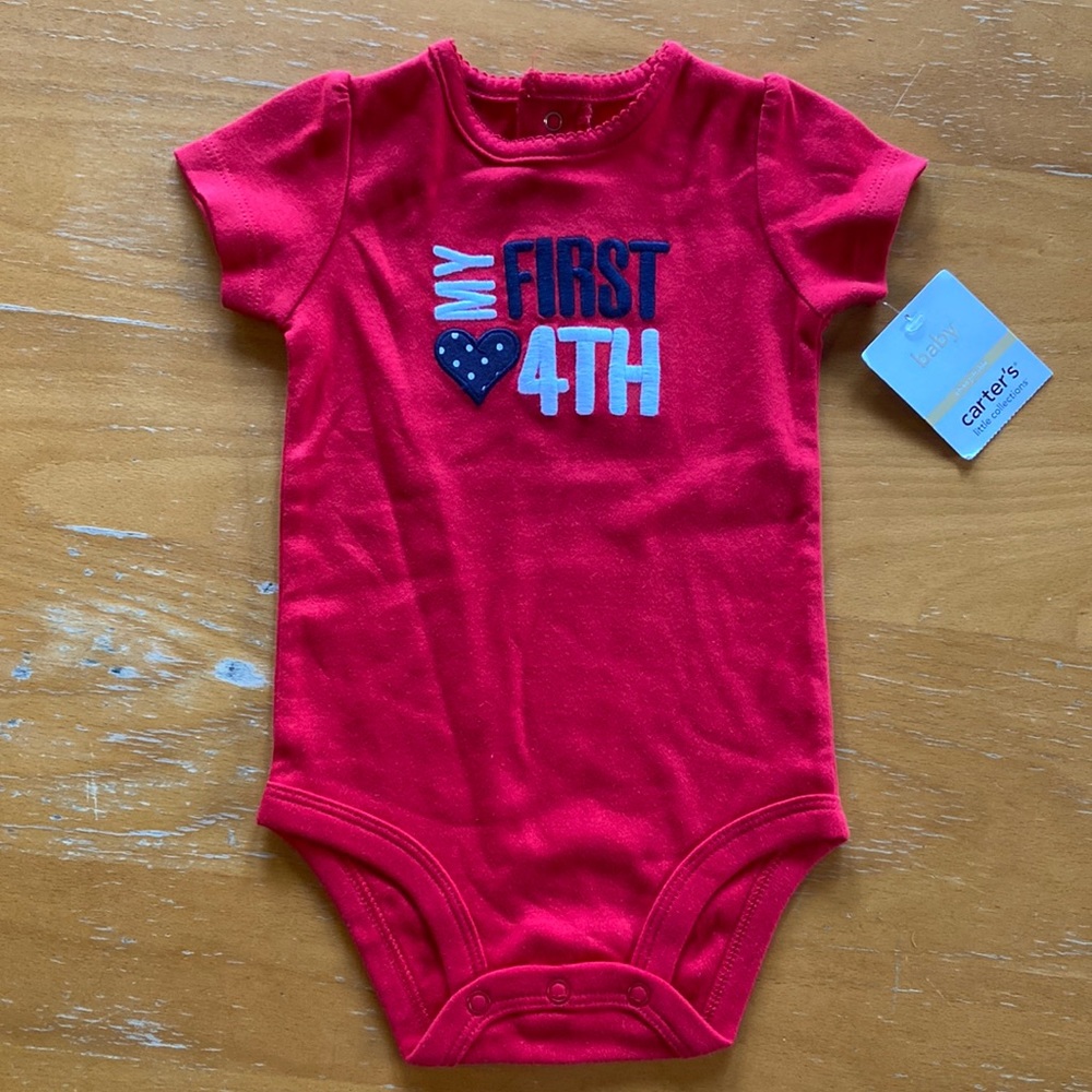 Carter’s Baby Girl’s (My First 4th) Onesie